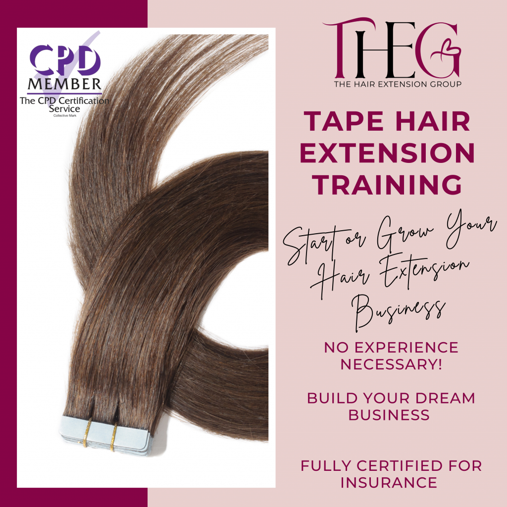 Tape Extensions Online Course - CPD Certified - The Hair Extension Group Ltd